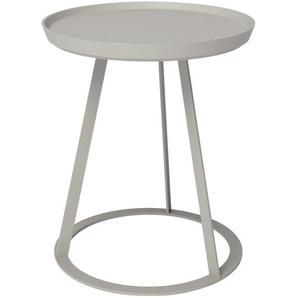 Joop! Beistelltisch, Taupe, Metall, rund, eckig, Flachrohr, 45x47 cm, Wohnzimmer, Wohnzimmertische, Beistelltische, Beistelltische Metall