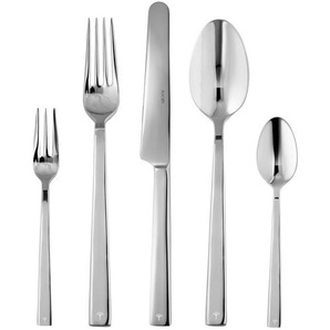 Joop! Besteckset Dining Glamour, Silber, Metall, 30-teilig, 23.2x11.6x3.3 cm, Made in Italy, Essen & Trinken, Besteck, Besteck-Sets