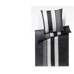 JOOP! Bettwäsche-Set ¦ holzfarben ¦ Maße (cm): B: 155 H: 1