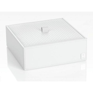 Joop! Box, Weiß, Kunststoff, 20.5x7.5x20.5 cm, Ordnen & Aufbewahren, Aufbewahrungsboxen, Aufbewahrungsboxen mit Deckel