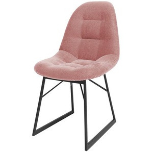 JOOP! Chenille-Kufenstuhl  Systems ¦ rosa/pink ¦ Maße (cm): B: 53 H: 93 T: 63.0