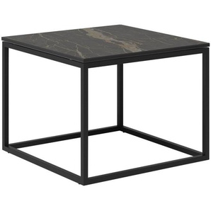 Joop! Couchtisch Cube black, Schwarz, Metall, Keramik, quadratisch, eckig, 45x35x45 cm, Wohnzimmer, Wohnzimmertische, Couchtische, Metall-Couchtische