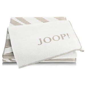 Joop! Decke, Weiß, Textil, 150x200 cm, Kettelrand, Wohntextilien, Decken, Kuscheldecken