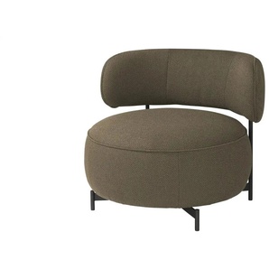 JOOP! Drehsessel aus Flachgewebe Characters ¦ braun ¦ Maße (cm): B: 88 H: 75 T: 88.0