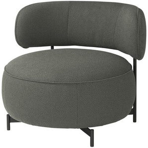 JOOP! Drehsessel aus Flachgewebe Characters ¦ grau ¦ Maße (cm): B: 88 H: 75 T: 88.0