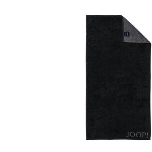 JOOP! Duschtuch JOOP 1600 Classic Doubleface - schwarz - Materialmix - 80 cm | Möbel Kraft