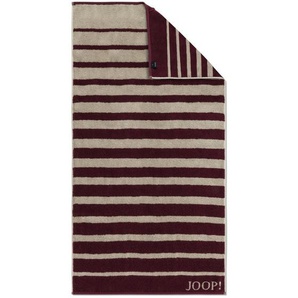 Joop! Duschtuch, Rot, Textil, Streifen, 80x150 cm, Textiles Vertrauen - Oeko-Tex®, Made in Germany, Oeko-Tex® Standard 100, saugfähig, Aufhängeschlaufe, strapazierfähig, durchgefärbt, Badtextilien, Bade- & Duschhandtücher