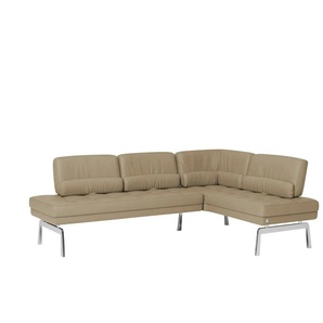 JOOP! Eckbank Leder Loft - braun - Materialmix - 87 cm | Möbel Kraft