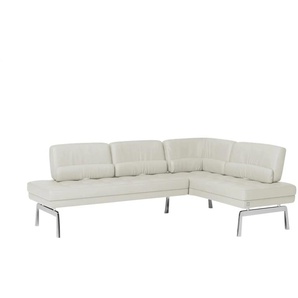JOOP! Eckbank Leder Loft - grau - Materialmix - 233 cm - 87 cm - cm 163,0 | Möbel Kraft
