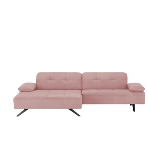 JOOP! Ecksofa 8111 Square - rosa/pink - Materialmix - 282 cm - 78 cm | Möbel Kraft