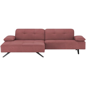 JOOP! Ecksofa  8111 Square ¦ rot ¦ Maße (cm): B: 282 H: 78