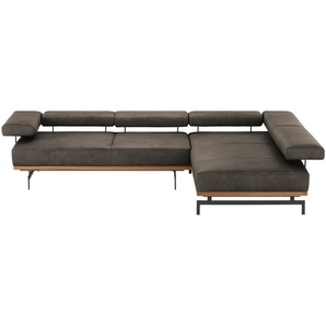 JOOP! Ecksofa Leder 24/7 8106 ¦ braun ¦ Maße (cm): B: 237 H: 85 T: 295.0