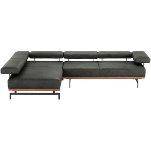 JOOP! Ecksofa Leder  24/7 8106 ¦ schwarz ¦ Maße (cm): B: 237 H: 85 T: 295.0