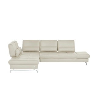 JOOP! Ecksofa Leder Loft 8108 ¦ creme ¦ Maße (cm): B: 299 H: 86 T: 250.0