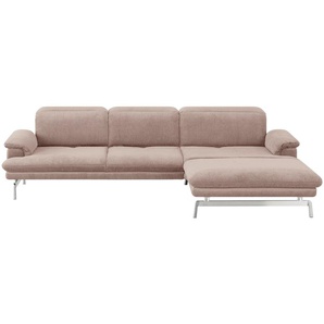 JOOP! Ecksofa Velours Studio 8153 ¦ rosa/pink ¦ Maße (cm): B: 295 H: 82 T: 197.0