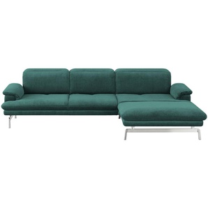 JOOP! Ecksofa Velours Studio 8153 ¦ türkis/petrol ¦ Maße (cm): B: 295 H: 82 T: 197.0