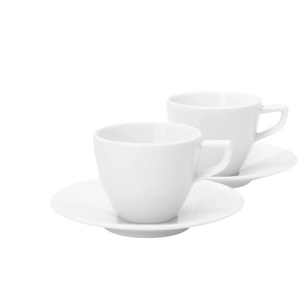 JOOP! Espressotasse 2er-Set - weiß - Porzellan - 1 cm - 5 cm | Möbel Kraft