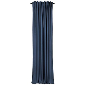 Joop! Fertigvorhang J!Essential, Blau, Dunkelblau, Textil, Uni, 130x250 cm, für Stange und Schiene geeignet, Wohntextilien, Gardinen & Vorhänge,