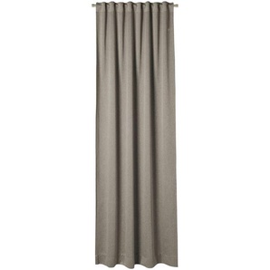 Joop! Fertigvorhang J!Pure Dimout, Schlamm, Textil, Uni, 130x250 cm, für Stange und Schiene geeignet, Wohntextilien, Gardinen & Vorhänge,