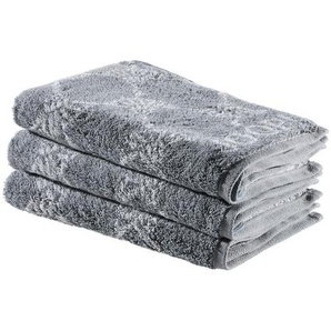 Joop! Frottierset, Anthrazit, Textil, 3-teilig, Uni, Oeko-Tex® Standard 100, saugfähig, Aufhängeschlaufe, strapazierfähig, angenehm weich, hochwertige