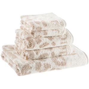 Joop! Frottierset, Beige, Textil, 5-teilig, Animalprint, Oeko-Tex® Standard 100, saugfähig, Aufhängeschlaufe, strapazierfähig, angenehm weich,