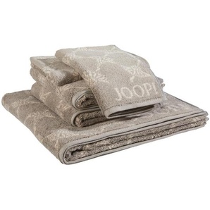 Joop! Frottierset Cornflower, Graphit, Taupe, Textil, 5-teilig, Abstraktes, Oeko-Tex® Standard 100, saugfähig, Aufhängeschlaufe, strapazierfähig, angenehm weich, hochwertige Qualität, Badtextilien, Handtuch-Sets