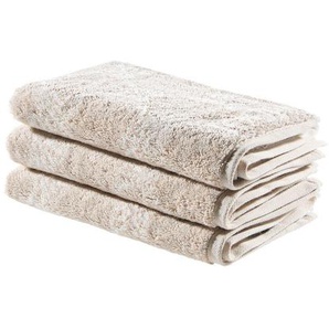 Joop! Frottierset, Sand, Textil, 3-teilig, Uni, Oeko-Tex® Standard 100, saugfähig, Aufhängeschlaufe, strapazierfähig, angenehm weich, hochwertige