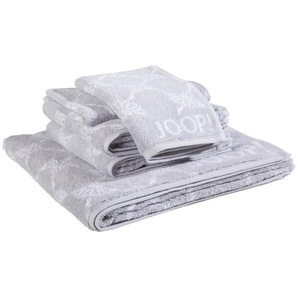 Joop! Frottierset Cornflower, Silber, Platin, Textil, 5-teilig, Abstraktes, Oeko-Tex® Standard 100, saugfähig, Aufhängeschlaufe, strapazierfähig,