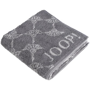 Joop! Handtuch Cornflower, Anthrazit, Textil, Blume, 50x100 cm, Made in Germany, Oeko-Tex® Standard 100, saugfähig, Aufhängeschlaufe, strapazierfähig, angenehm weich, hochwertige Qualität, schadstoffgeprüft, Badtextilien, Handtücher