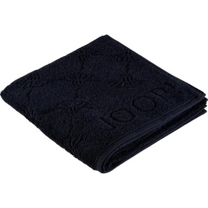 Joop! Handtuch Uni Cornflower, Schwarz, Textil, Raute, 50x100 cm, Textiles Vertrauen - Oeko-Tex®, Made in Germany, Oeko-Tex® Standard 100, saugfähig,