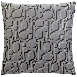 JOOP! Kissen J-Ornament - grau - Materialmix - 50 cm | Möbel Kraft