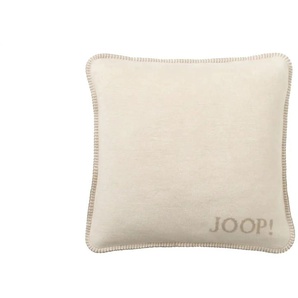 JOOP! Kissen JOOP! Uni-Doubleface - beige - Materialmix - 50 cm | Möbel Kraft