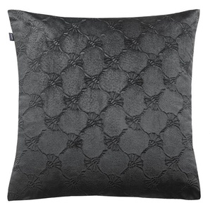 Joop! Kissenhülle Velvety, Anthrazit, Textil, Uni, 45 cm, hochwertige Qualität, Wohntextilien, Kissen, Kissenbezüge