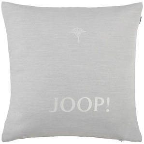 Joop! Kissenhülle Chains, Silber, Hellgrau, Textil, Uni, 40x40 cm, hochwertige Qualität, Wohntextilien, Bezüge, Kissenbezüge