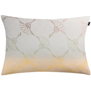 Joop! Kissenhülle Cornflower Double, Gelb, Sand, Textil, Raute, 40 cm, hochwertige Qualität, Wohntextilien, Kissen, Kissenbezüge