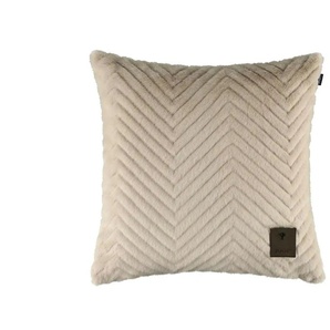 JOOP! Kissenhülle Elegant - weiß - Materialmix - 60 cm - 1 cm | Möbel Kraft