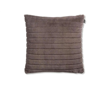 JOOP! Kissenhülle Glam - braun - Materialmix - 45 cm - 1 cm | Möbel Kraft