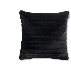 JOOP! Kissenhülle Glam - schwarz - Materialmix - 45 cm - 1 cm | Möbel Kraft