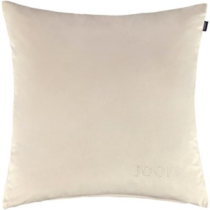 Joop! Kissenhülle Impress, Creme, Natur, Textil, Uni, 45x45 cm, hochwertige Qualität, Wohntextilien, Bezüge, Kissenbezüge