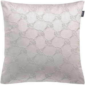 Joop! Kissenhülle J-Impress, Grau, Textil, Karo, 45x45 cm, hochwertige Qualität, Wohntextilien, Bezüge, Kissenbezüge