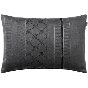 Joop! Kissenhülle J! Blend, Anthrazit, Grau, Textil, Graphik, 40x60 cm, hochwertige Qualität, Wohntextilien, Bezüge, Kissenbezüge