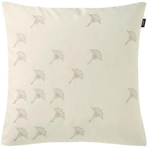 Joop! Kissenhülle J!Faded, Creme, Textil, Uni, 50 cm, hochwertige Qualität, Wohntextilien, Kissen, Kissenbezüge