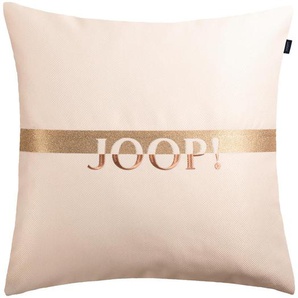 Joop! Kissenhülle J!Label, Creme, Sand, Textil, Streifen, 50 cm, hochwertige Qualität, Wohntextilien, Kissen, Kissenbezüge