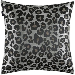 Joop! Kissenhülle J!Leo, Grau, Schwarz, Silber, Beige, Textil, Animalprint, 40x40 cm, hochwertige Qualität, Wohntextilien, Bezüge, Kissenbezüge