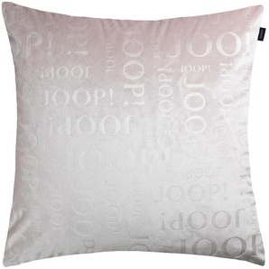 Joop! Kissenhülle Match, Natur, Beige, Textil, Schriftzug, 45 cm, hochwertige Qualität, Wohntextilien, Kissen, Kissenbezüge