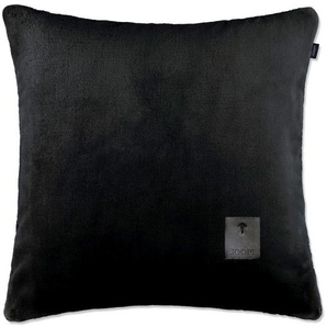 Joop! Kissenhülle J!Sleek, Schwarz, Textil, Uni, 50x50 cm, hochwertige Qualität, Wohntextilien, Bezüge, Kissenbezüge