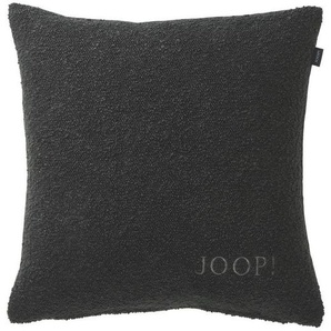 Joop! Kissenhülle J! Touch, Anthrazit, Dunkelgrau, Textil, Uni, 40 cm, hochwertige Qualität, Wohntextilien, Kissen, Kissenbezüge