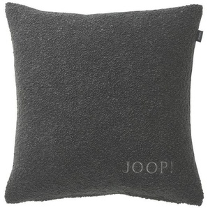 Joop! Kissenhülle J! Touch, Dunkelgrau, Anthrazit, Textil, Uni, 40x40 cm, hochwertige Qualität, Wohntextilien, Bezüge, Kissenbezüge