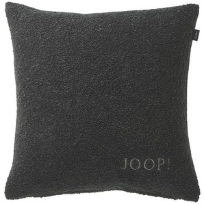Joop! Kissenhülle J! Touch, Anthrazit, Dunkelgrau, Textil, Uni, 40x40 cm, hochwertige Qualität, Wohntextilien, Bezüge, Kissenbezüge