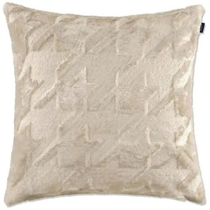 JOOP! Kissenhülle Posh - creme - Materialmix - 45 cm - 1 cm | Möbel Kraft